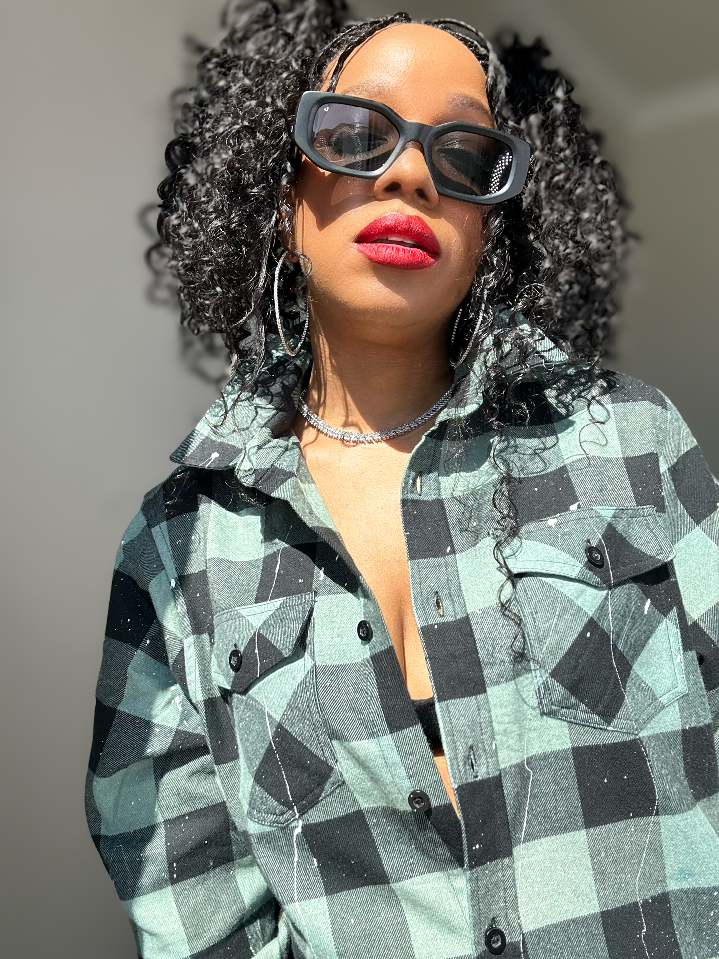 Pretty Stoner™ Flannel (Mint)
