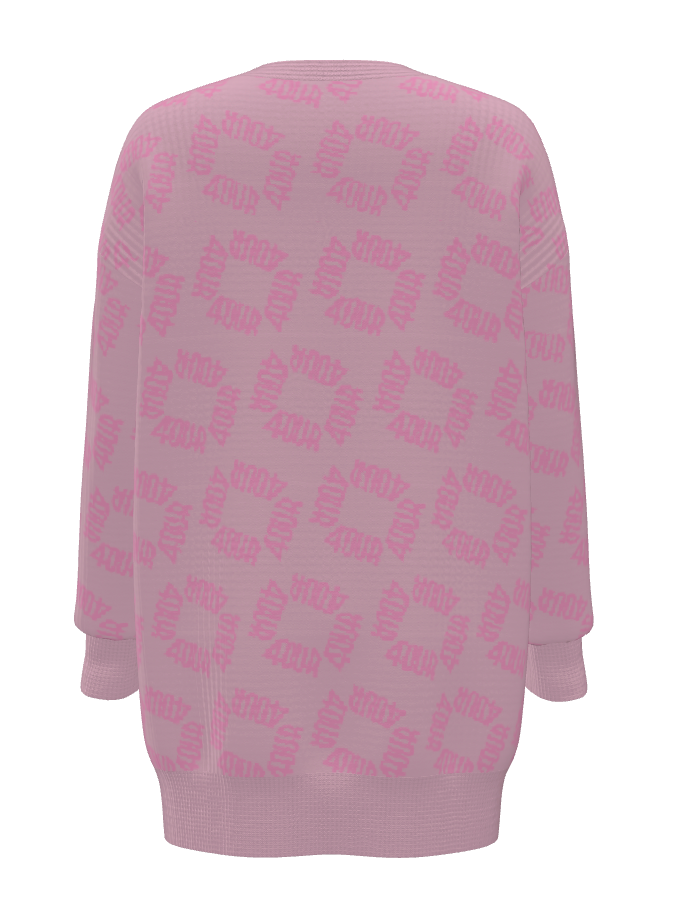 House of FOUR™ Knit Pocket Cardigan (Pink)