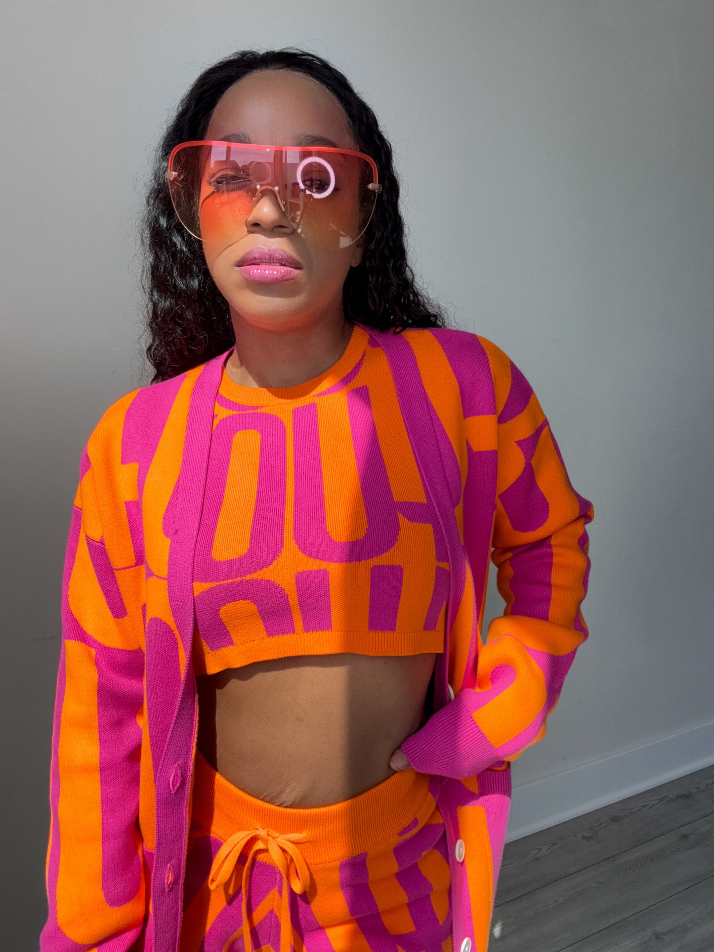 House of FOUR™ Pocket Cardigan Jumbo Logo
