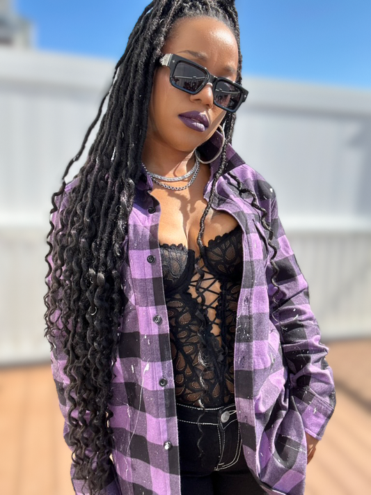 Pretty Stoner™ Flannel (Purple)