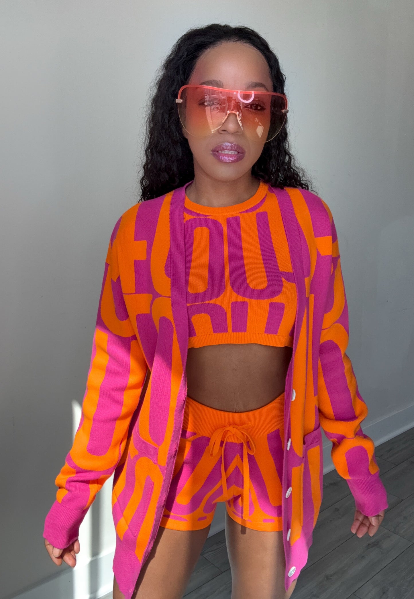 House of FOUR™ Pocket Cardigan Jumbo Logo