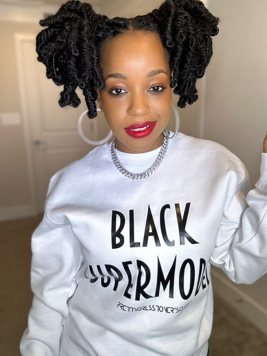 Black Supermodel Crewneck