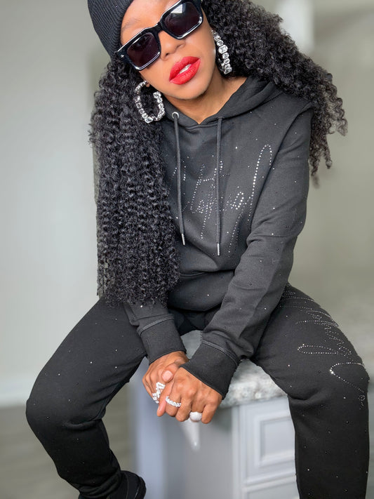 FOUR™ Black Diamonds & Pearls Hoodie