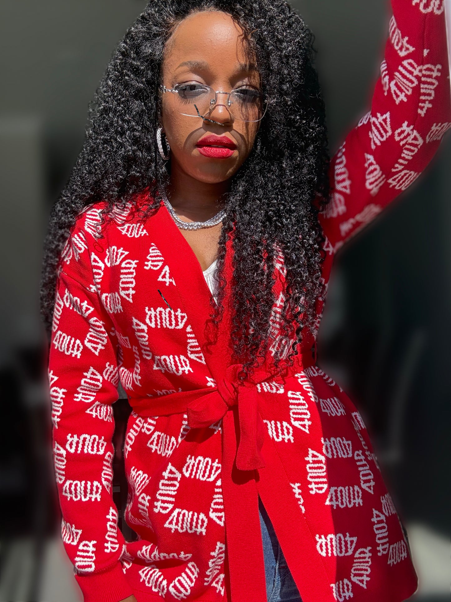 House of FOUR™ Tie Cardigan