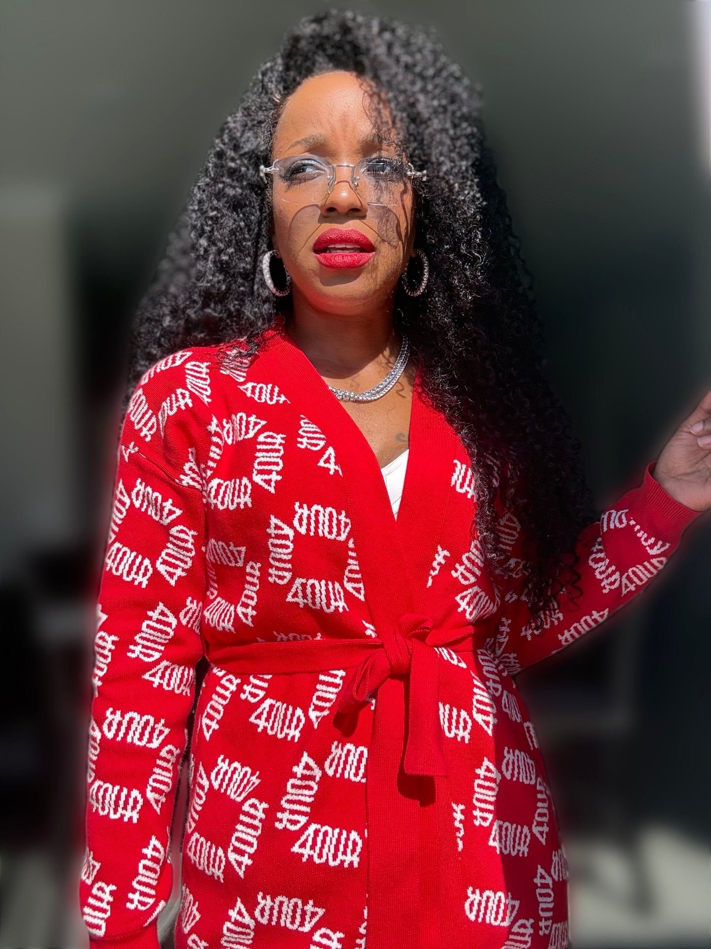 House of FOUR™ Tie Cardigan