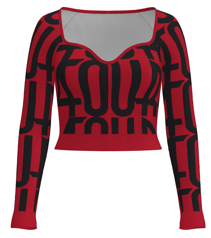 House of FOUR™ Jumbo Logo Sweetheart Top