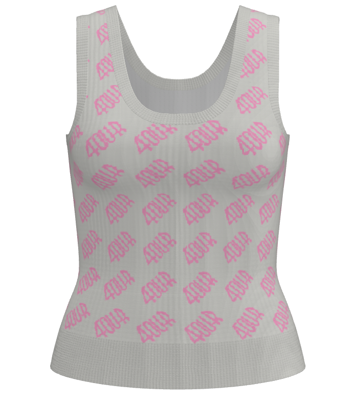 House of FOUR™ Monogram Knit Tank