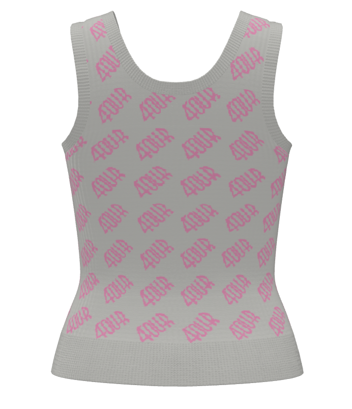 House of FOUR™ Monogram Knit Tank