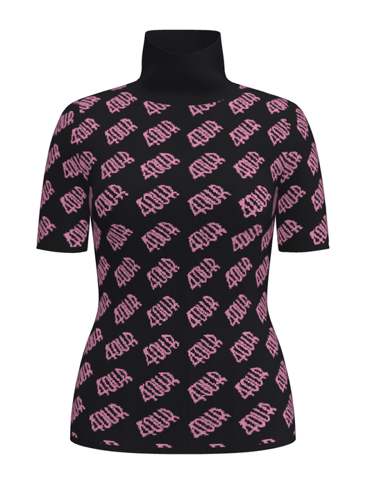 House of FOUR™ Fitted Stand Neck Top