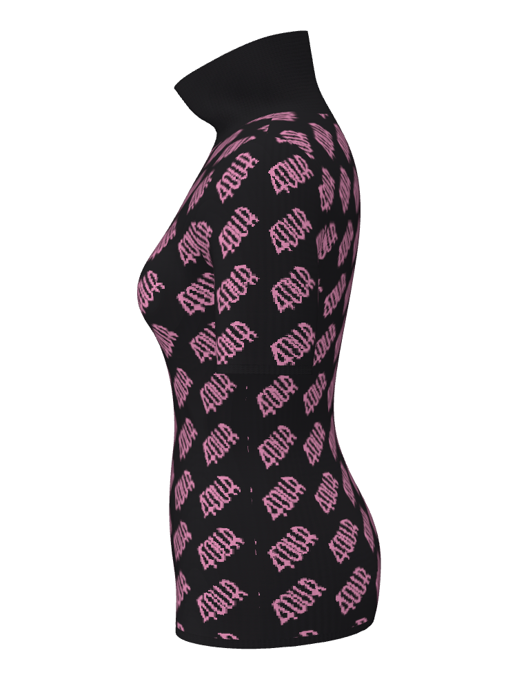 House of FOUR™ Fitted Stand Neck Top