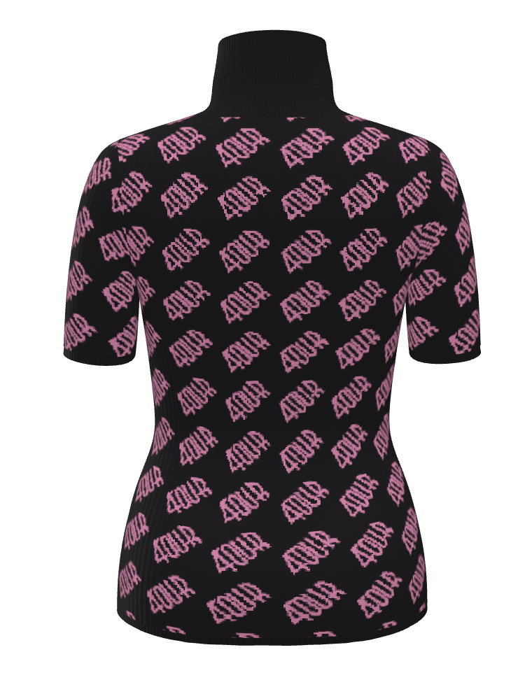 House of FOUR™ Fitted Stand Neck Top